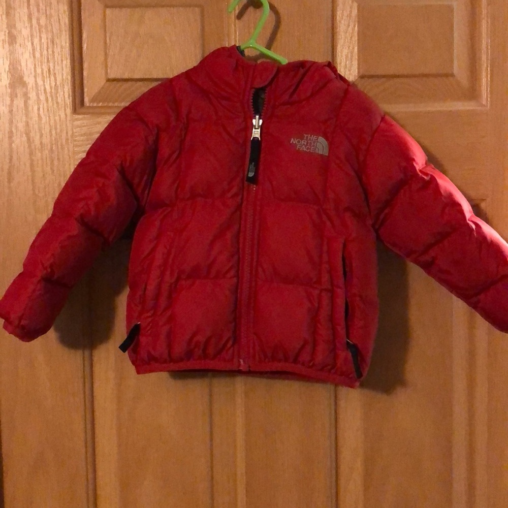 The North Face reversible 550 toddler coat